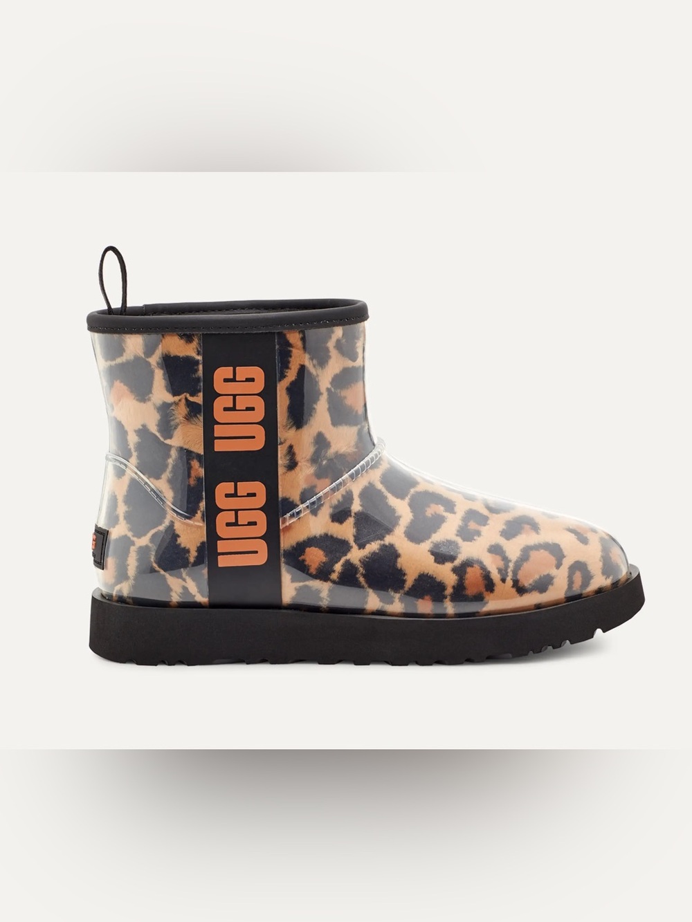 UGG Classic Clear Mini Panther Leopard Waterproof Boots